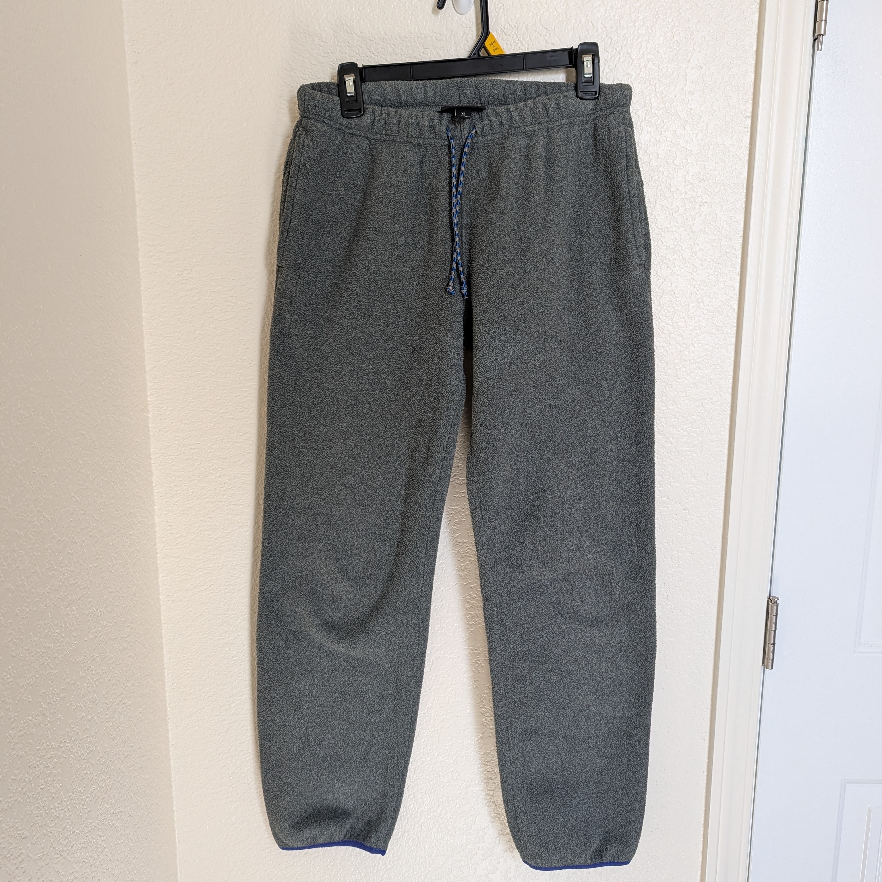 Patagonia Pants Mens Gray Synchilla Fleece Joggers Hiking Retro Size Xs